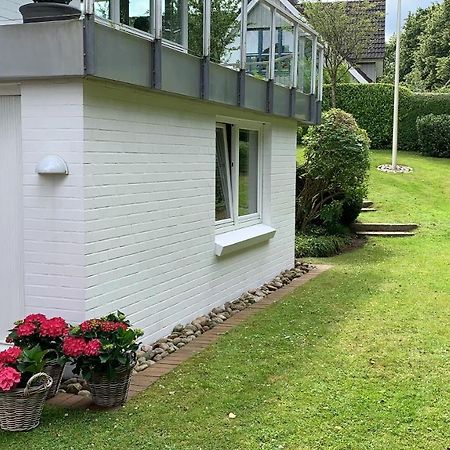 Ferienwohnung In Weisser Villa Am Kliff Flensburg Exteriör bild